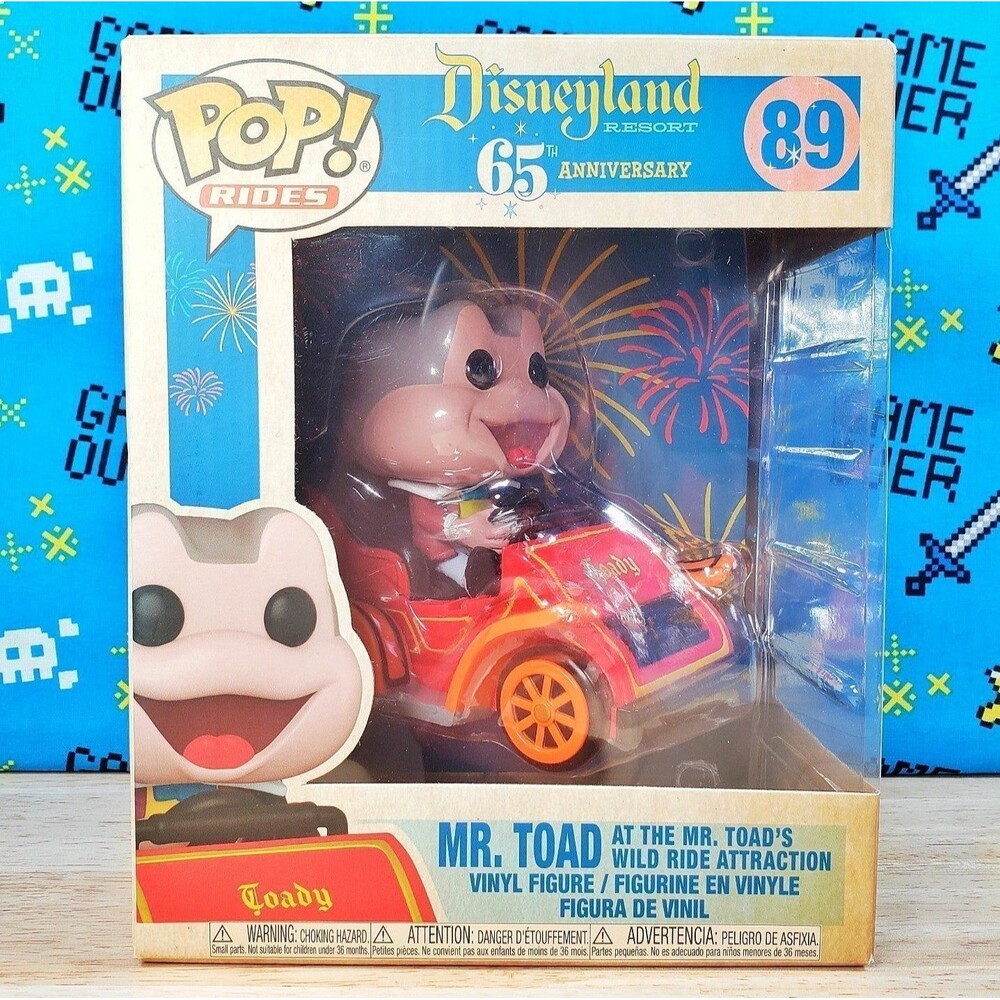Funko PoP Rides Mr Toad at the Wild Ride Attraction #89 Disney 65th Anniversary